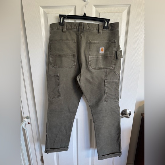 Carhartt Rugged Flex Straight Fit Duck Double Front Tapered Leg Work Pants - Picture 2 of 3